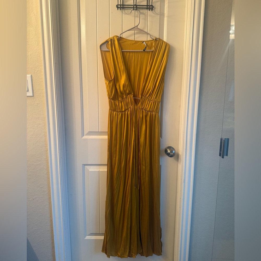Zara Gold Jumpsuit